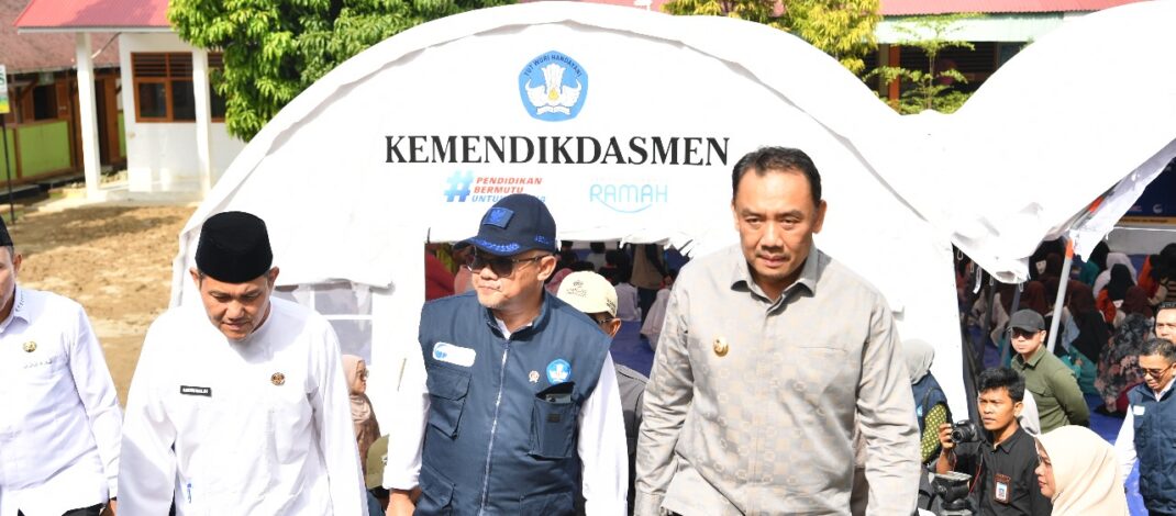 Penjelasan Mendikdasmen Terkait Pembelajaran di Wilayah Terdampak Bencana