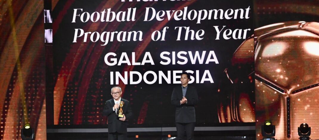 Program GSI Kemendikdasmen Raih Penghargaan PSSI Award Bidang Program Pengembangan Sepak Bola